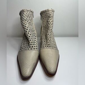 Free People In The Loop Woven Boot in Cream
